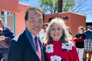 Consul General Osumi and Congresswoman Titus