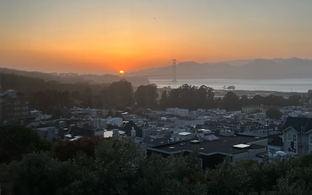 Golden Gate Bridge Sunset