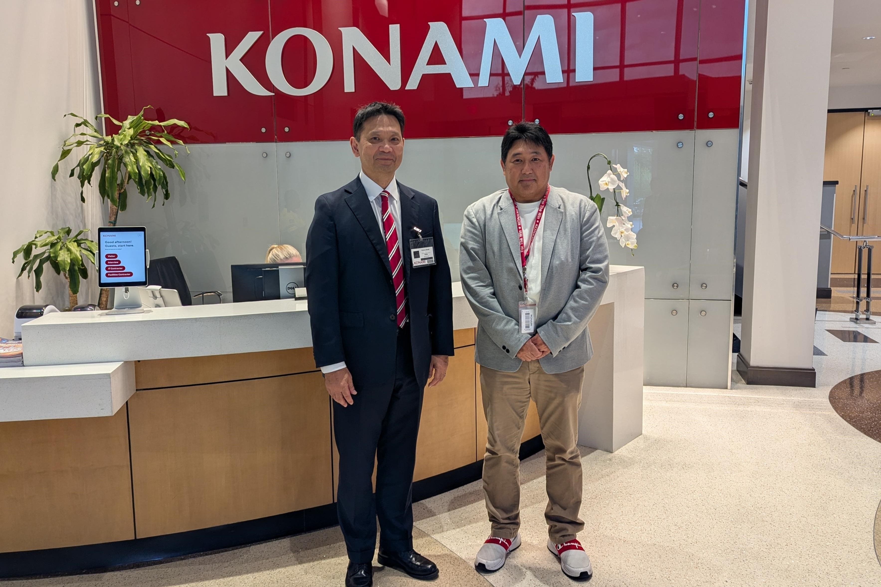 コナミ・ゲーミングへの訪問